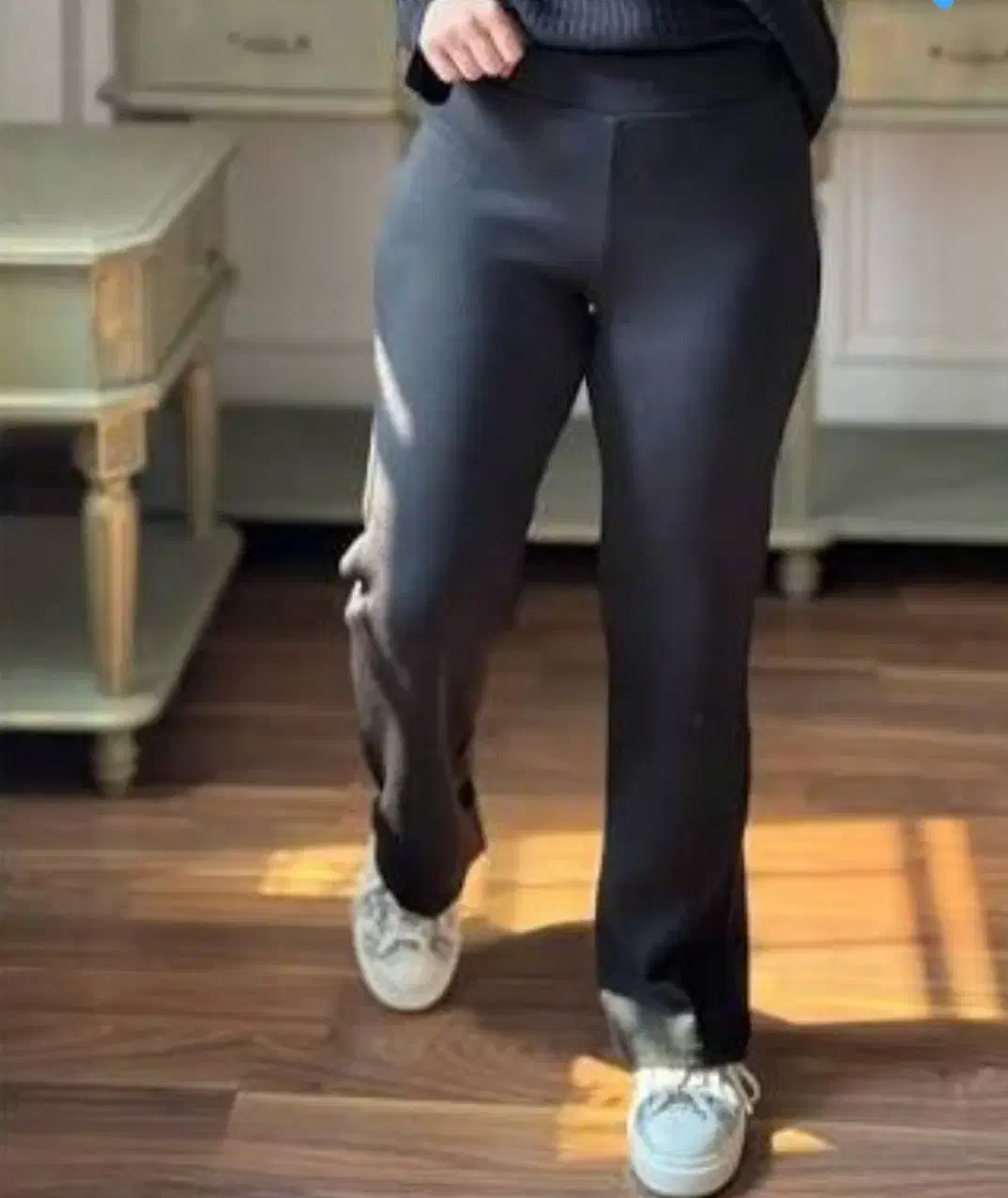 شلوار تسلا دمپا گشاد سایز بندی مشکی|لباس|اصفهان, نقش جهان|دیوار