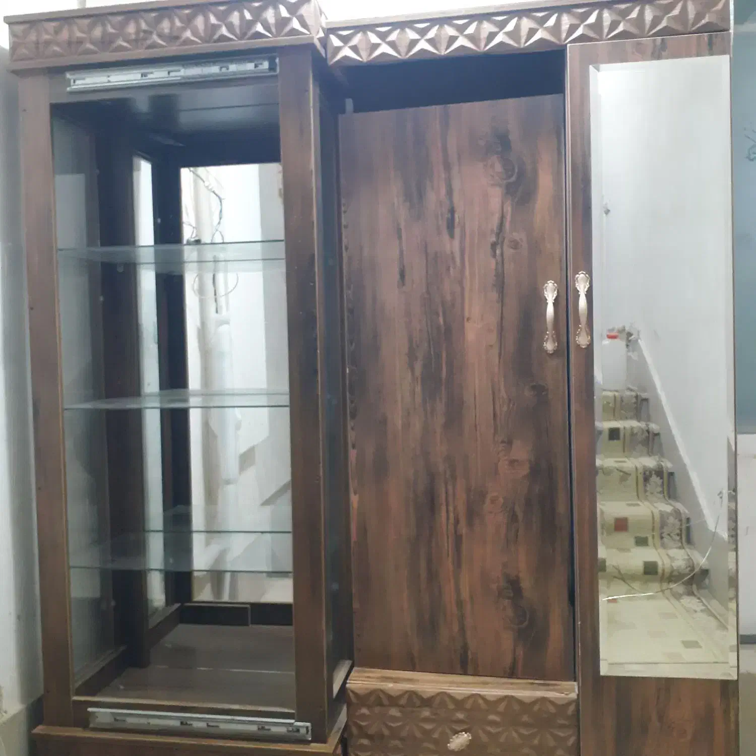 جا کفشی سالم درحد نو تمیز وپاتیشن|جاکفشی، کمد، دراور|قم, نیروگاه|دیوار