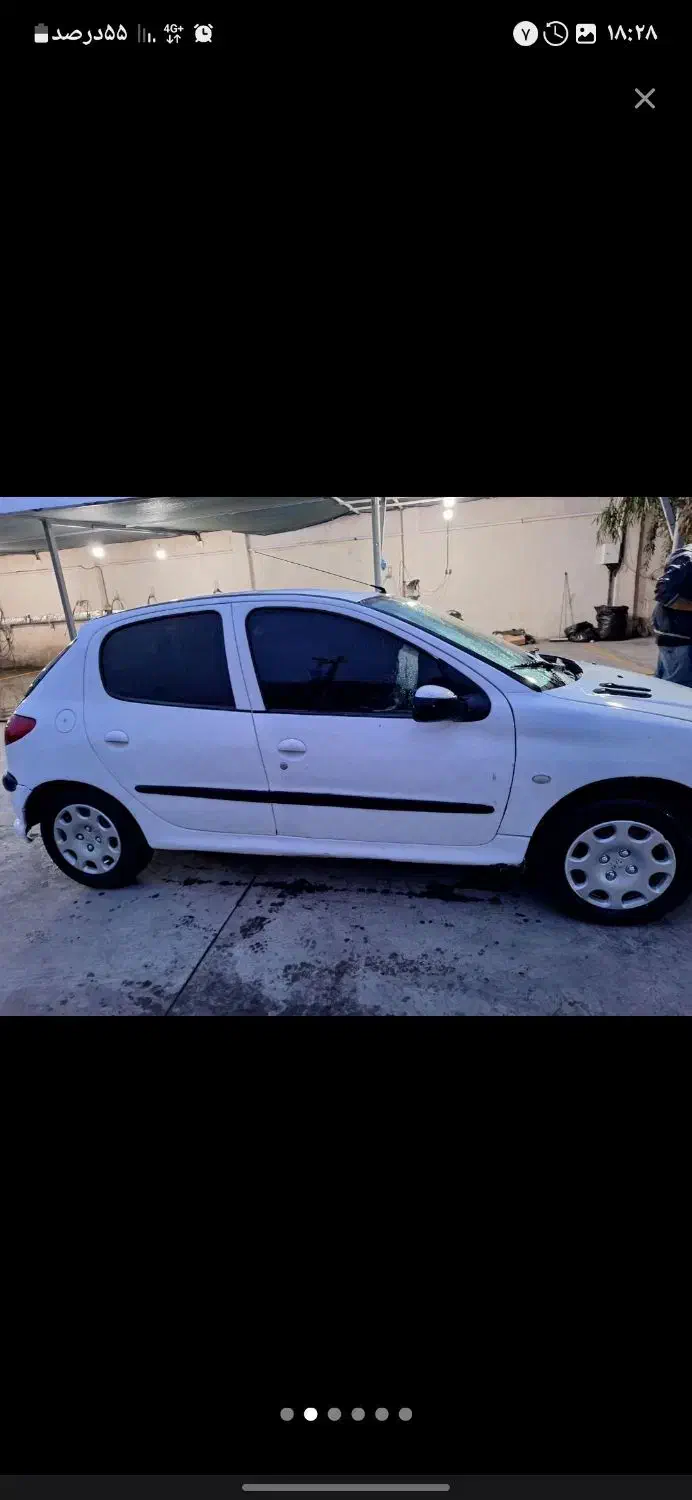 206 سفید مدل 82|خودرو سواری و وانت|قم, شهرک مهدیه|دیوار