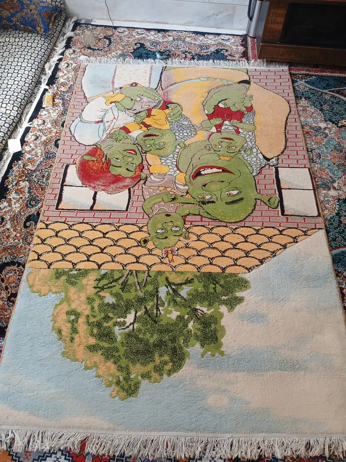 فرش اطاق خواب یا آشپز خونه|فرش|قم, چهل درخت|دیوار