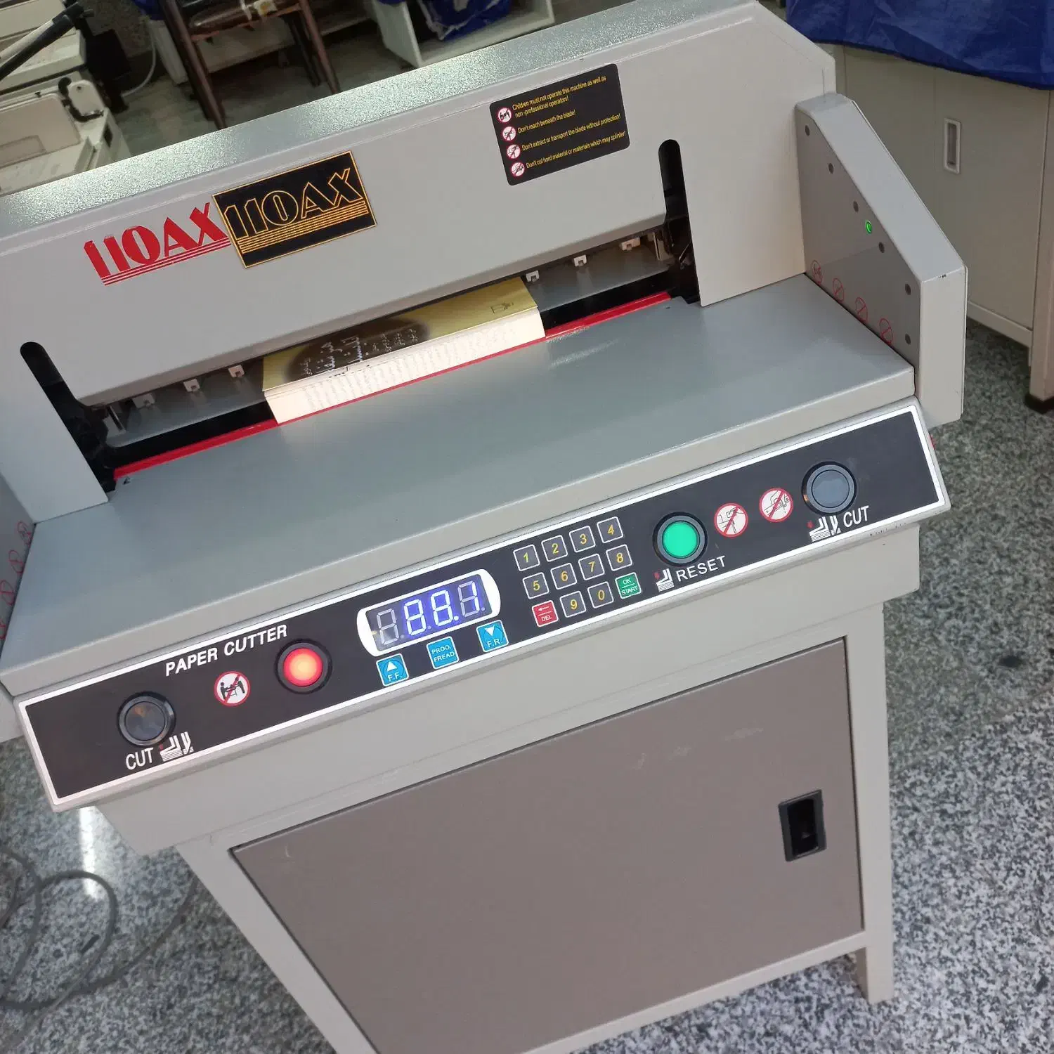 دستگاه برش کاغذ تمام برقی کاتر کتاب گیوتین اتومات|ماشینآلات صنعتی|تهران, چیتگر جنوبی|دیوار