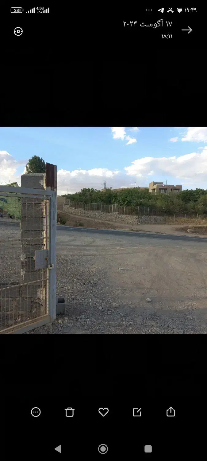 زمین ۶۸۰۰متر سنددار جاده اصلی مریوان|فروش زمین و ملک کلنگی|سنندج, |دیوار