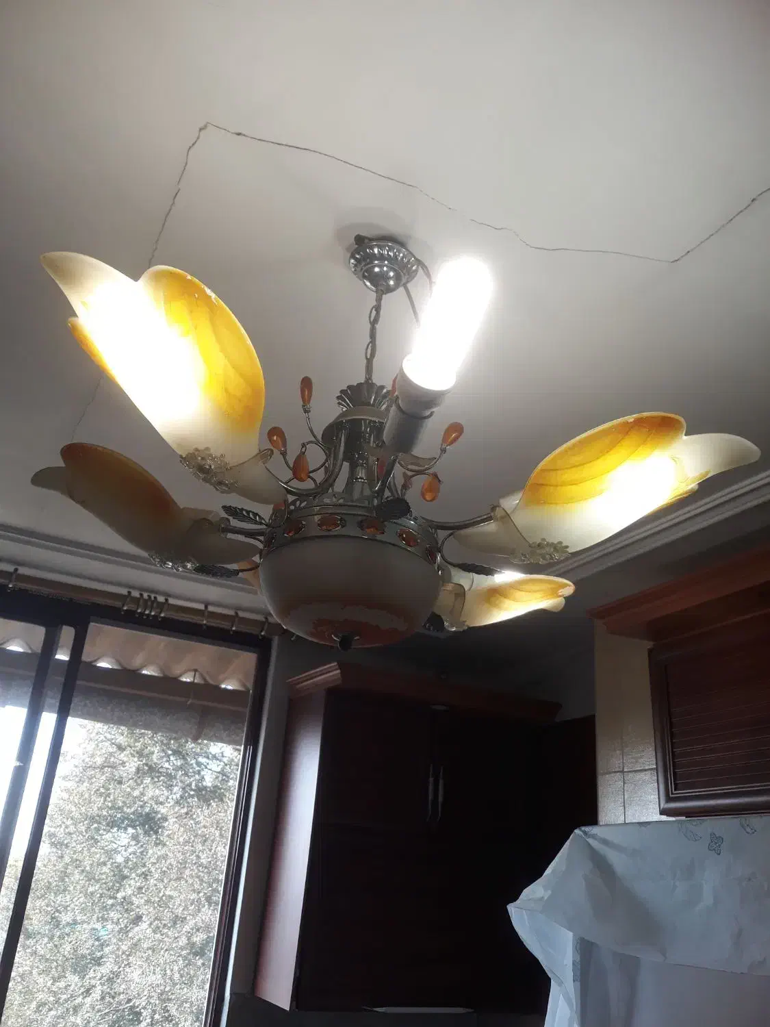 لوستر  اشپزخانه|لوستر و چراغ آویز|ساری, |دیوار