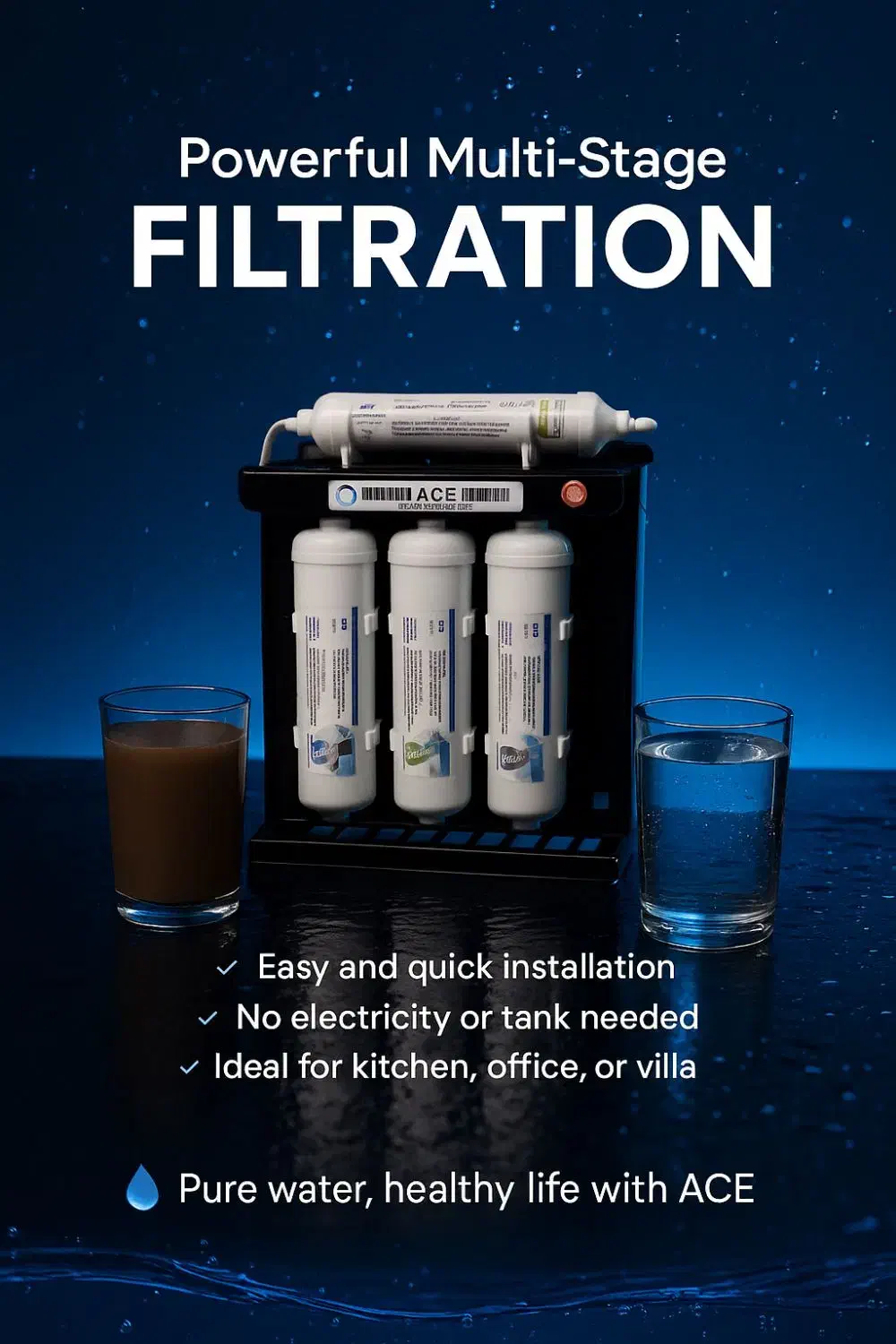 دستگاه تصفیه اب ACE|آبسردکن و تصفیه آب|آمل, |دیوار