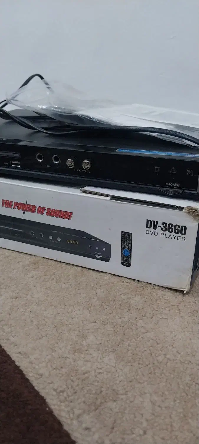 دی وی دی کنکورد 3660|پخش‌کننده DVD و ویدیو|اهواز, فاز ۲ پادادشهر|دیوار