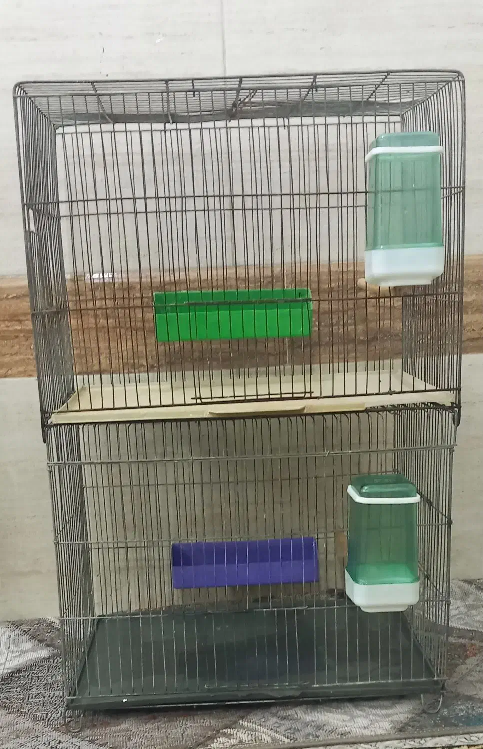 ۳ قفس واسه فروش ۱ کوچیک ۲ بزرگ تکی هم میفروشم|لوازم جانبی حیوانات|اهواز, پردیس دو|دیوار