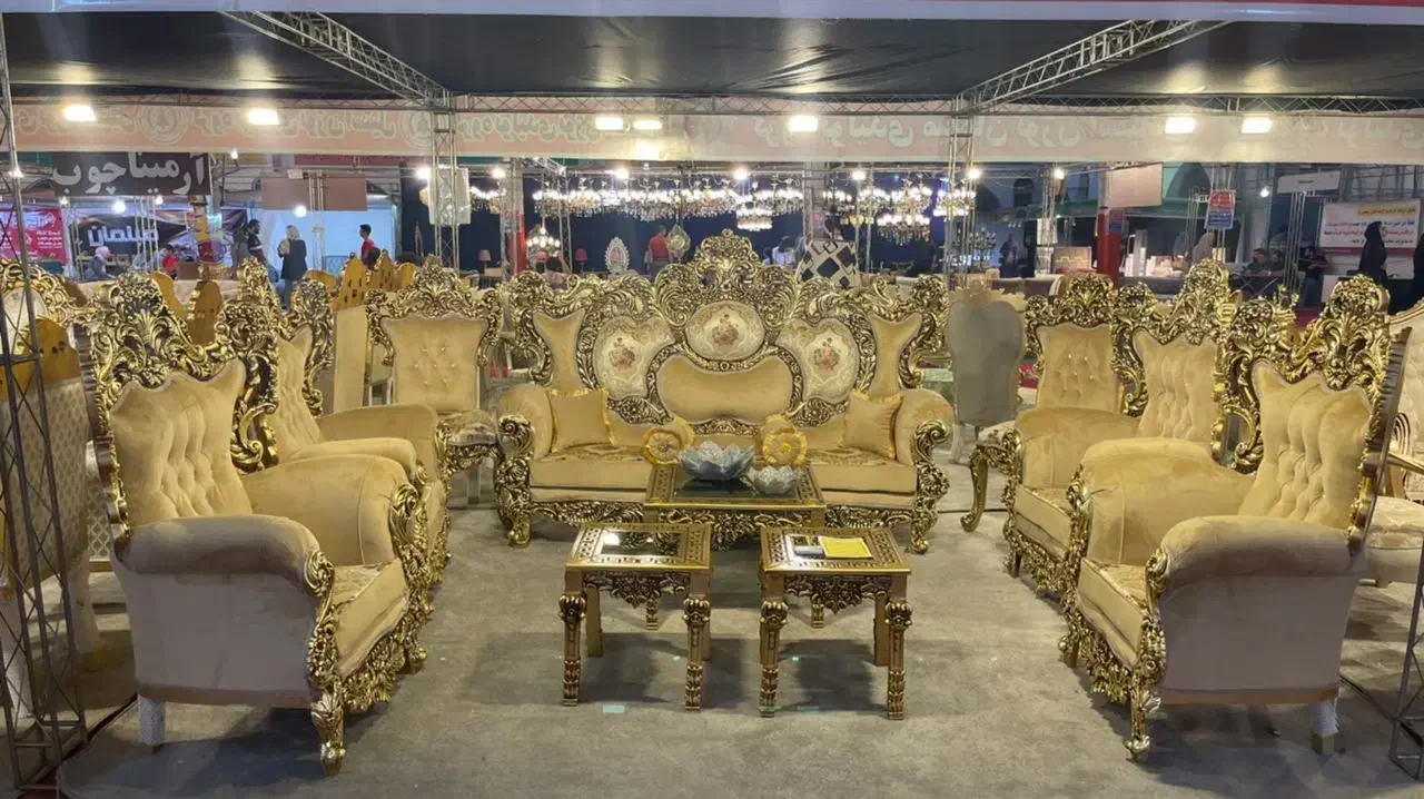 مبل سلطنتی|مبلمان خانگی و میز عسلی|سنقر, |دیوار