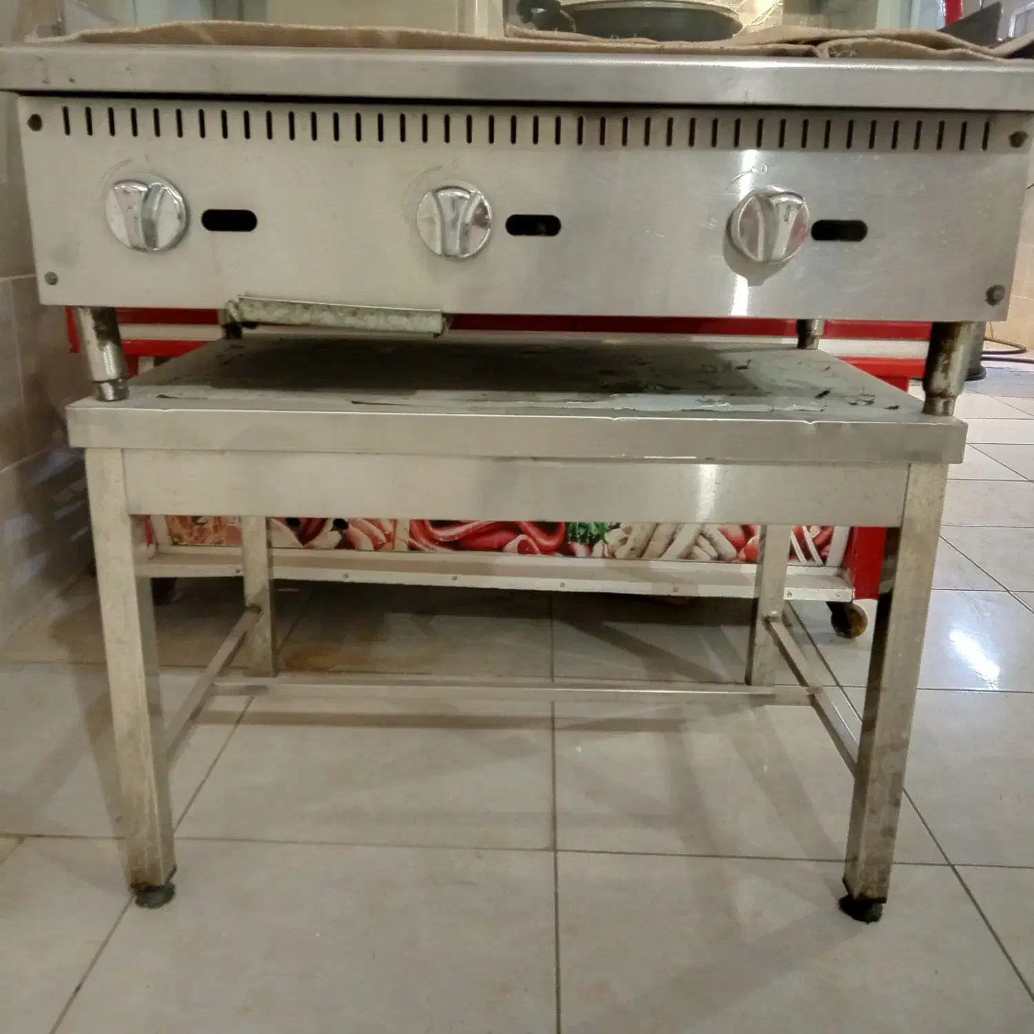 فر اغذیه وسرخکن صنعتی دوسبد میز نهار خوری|کافیشاپ و رستوران|طبس, |دیوار