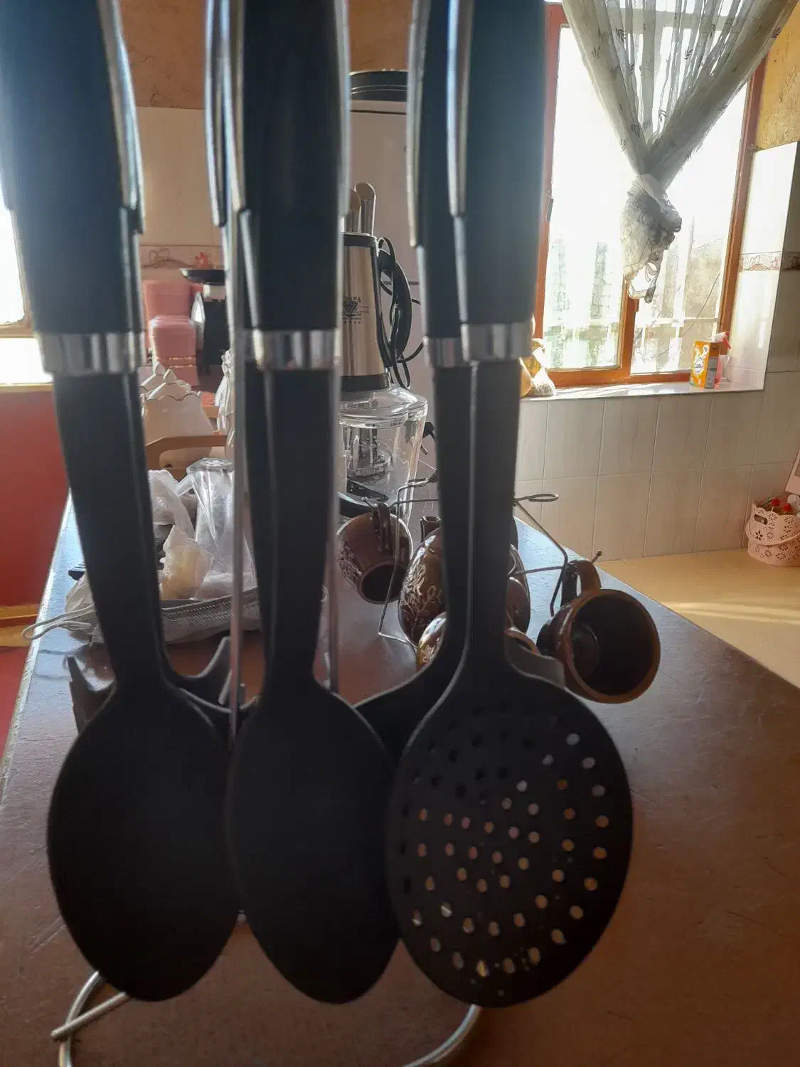 سرویس کفگیر وملاقه|ظروف سرو و پذیرایی|اسفراین, |دیوار