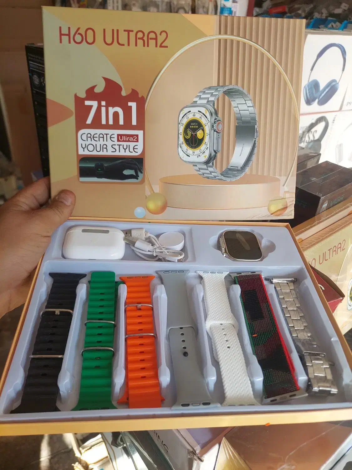 ساعت هوشمند با ایرپاد و۷تابندمدل H60الترا ۲|ساعت|قم, نیروگاه|دیوار