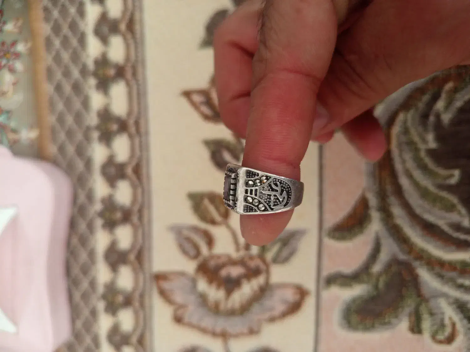 انگشتر نقره قدیمی|جواهرات|شیراز, مسلم|دیوار