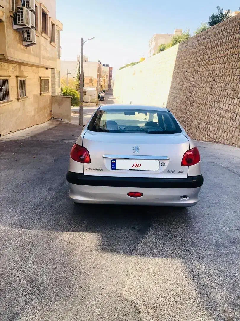 ۲۰۶sdمدل ۹۵ v8|خودرو سواری و وانت|شیراز, سعدیه جنوبی|دیوار