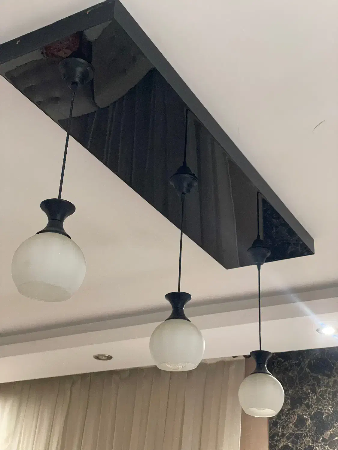 لوستر سقفی بالای اپن یا ناهارخوری|لوستر و چراغ آویز|تهران, جنت‌آباد شمالی|دیوار