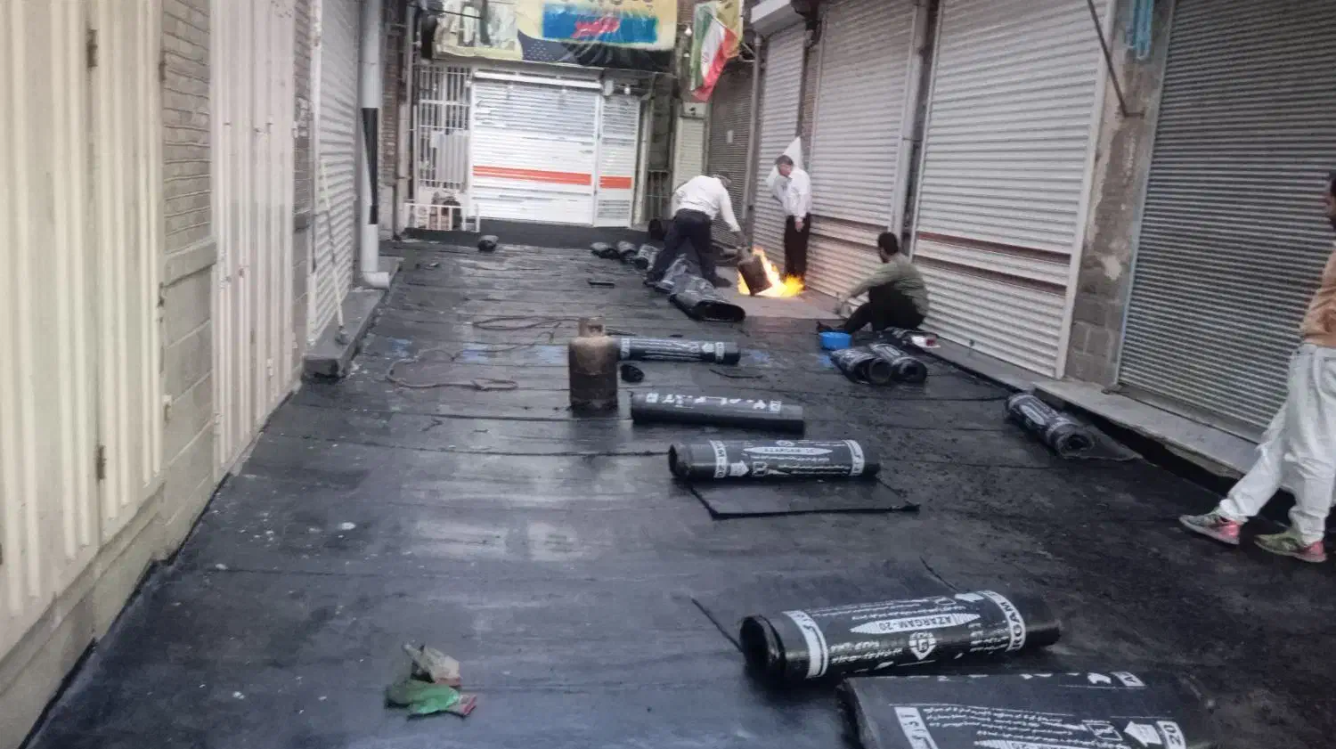 آسفالت ایزوگام محمدی نصب تعمیرحتی نیم متر|خدمات پیشه و مهارت|تبریز, |دیوار