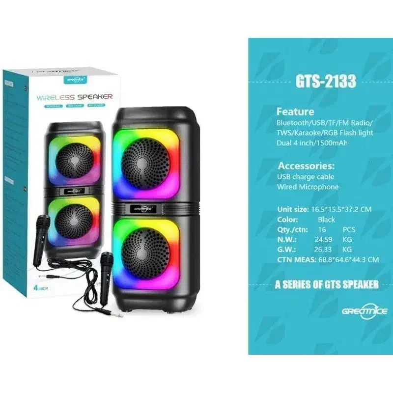 اسپیکر 2133و2132به همراه میکروفون باند|پخش‌کننده همراه|باقرشهر, |دیوار