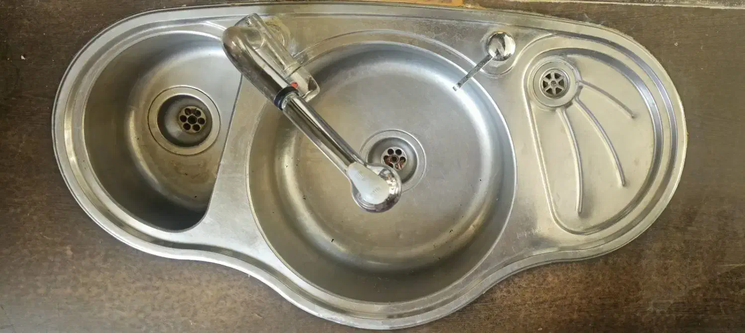 سینک ظرفشویی|آب‌چکان و نظم‌دهنده ظروف|زنجان, |دیوار