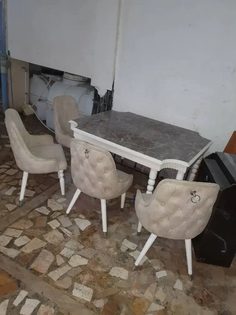 میز ناهارخوری طرح ماربل|میز و صندلی غذاخوری|رشت, نظری|دیوار