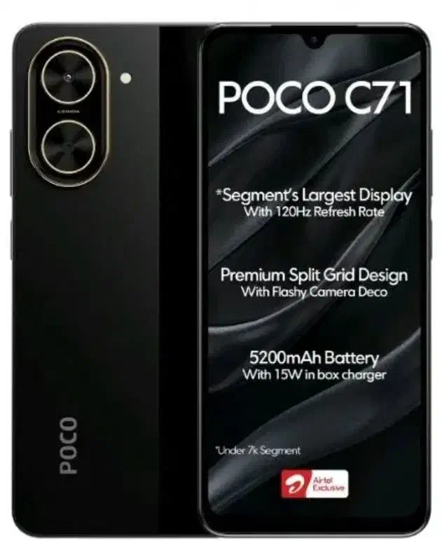 گوشی شیائومی مدل POCO c71|موبایل|قم, دروازه ری|دیوار