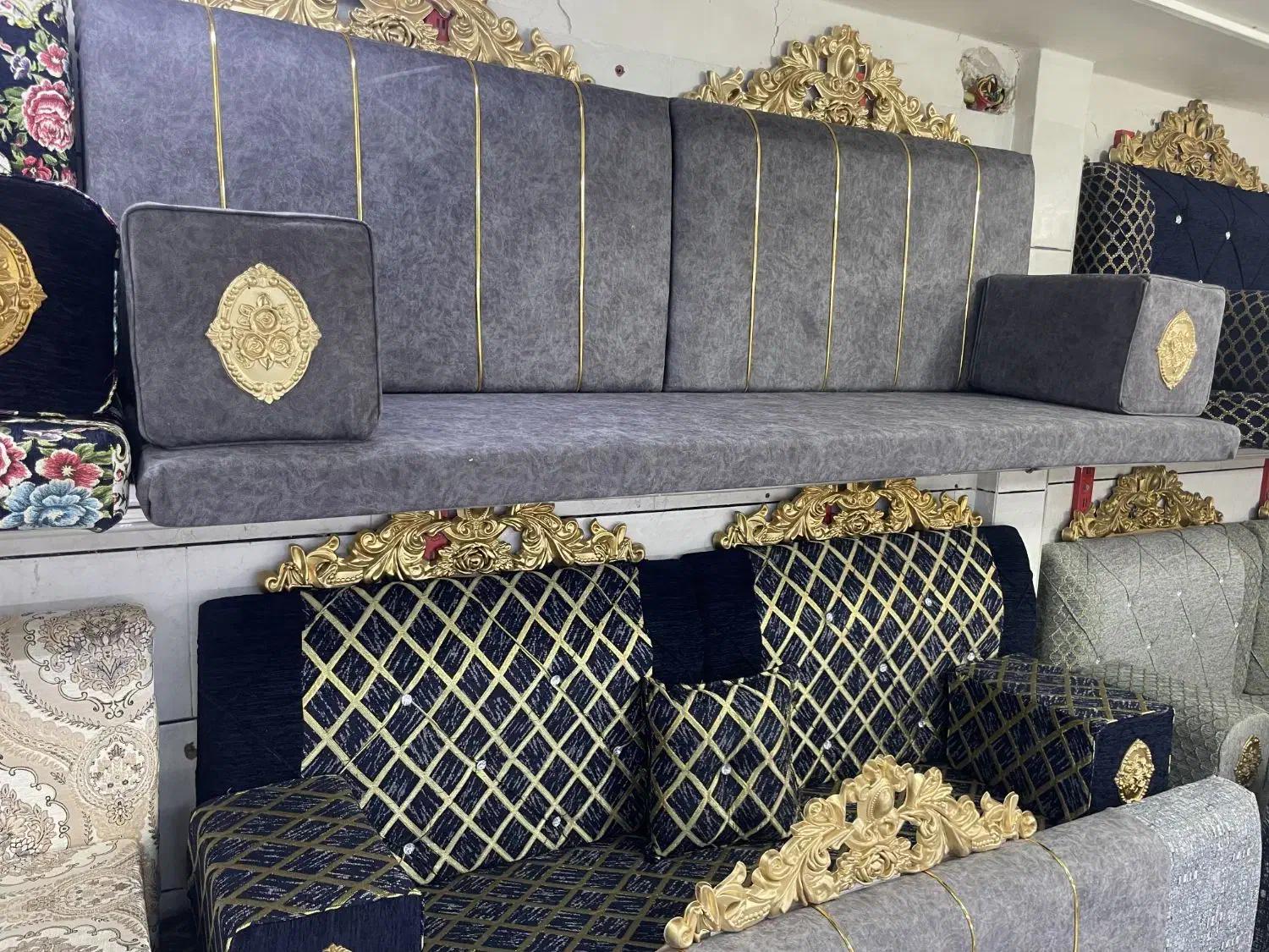 پشتی خلیجی مبل پشتی شاه نشین ش۳۲|پشتی|برازجان, |دیوار