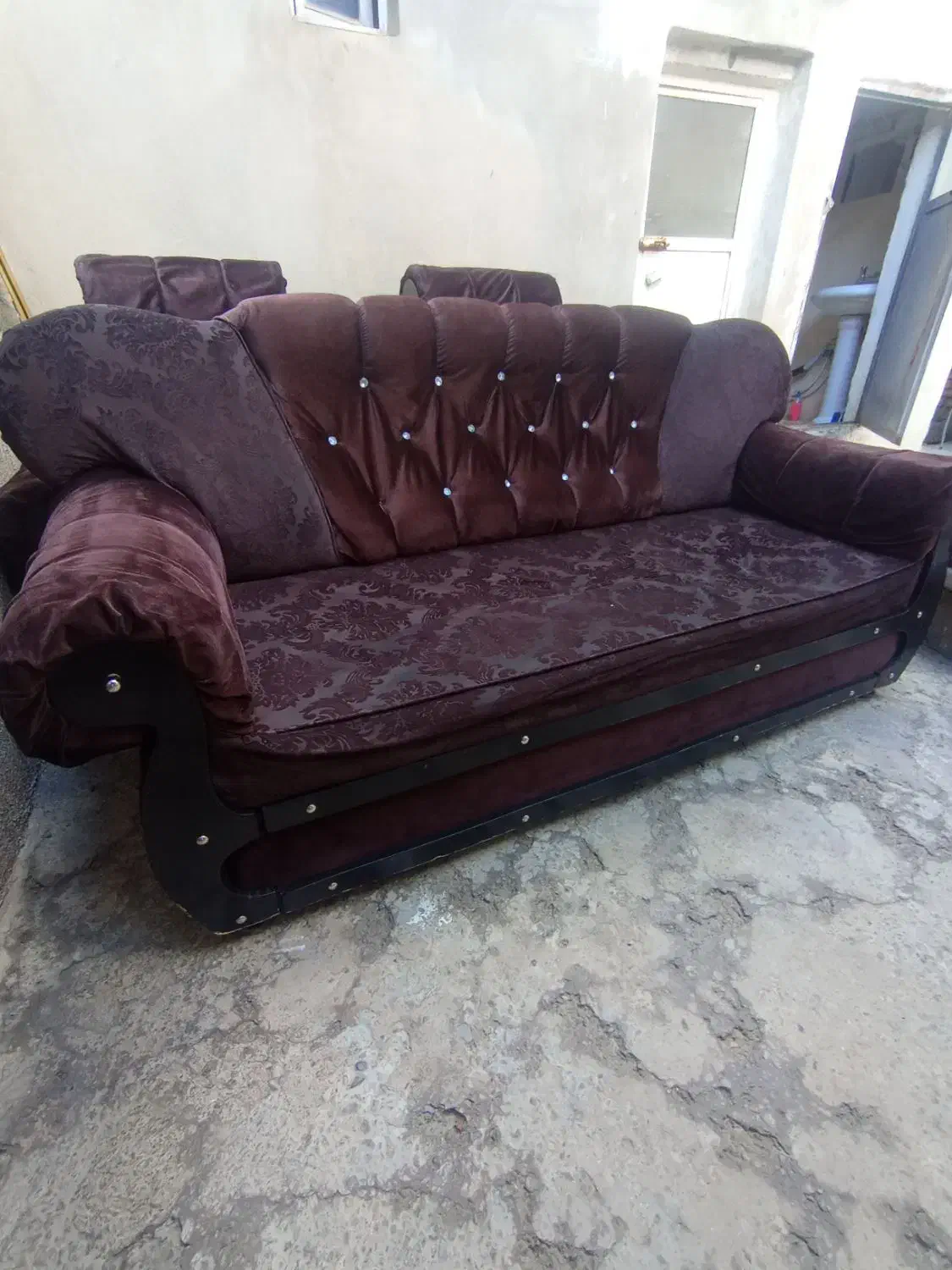 مبل 5نفره 2عدد تک نفر|مبلمان خانگی و میز عسلی|بانه, |دیوار