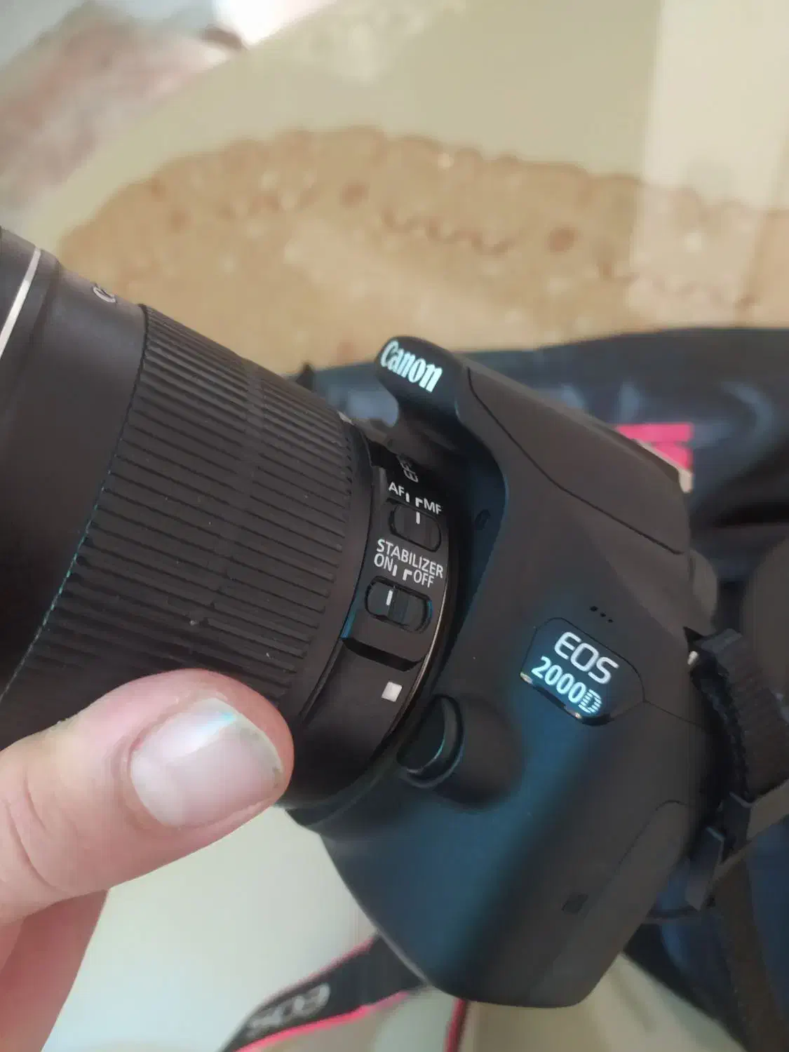 دوربین عکاسی کانن/ کنون ۲۰۰۰D با لنز ۱۸-۱۳۵|دوربین عکاسی و فیلمبرداری|گلبهار, شهر جدید گلبهار|دیوار