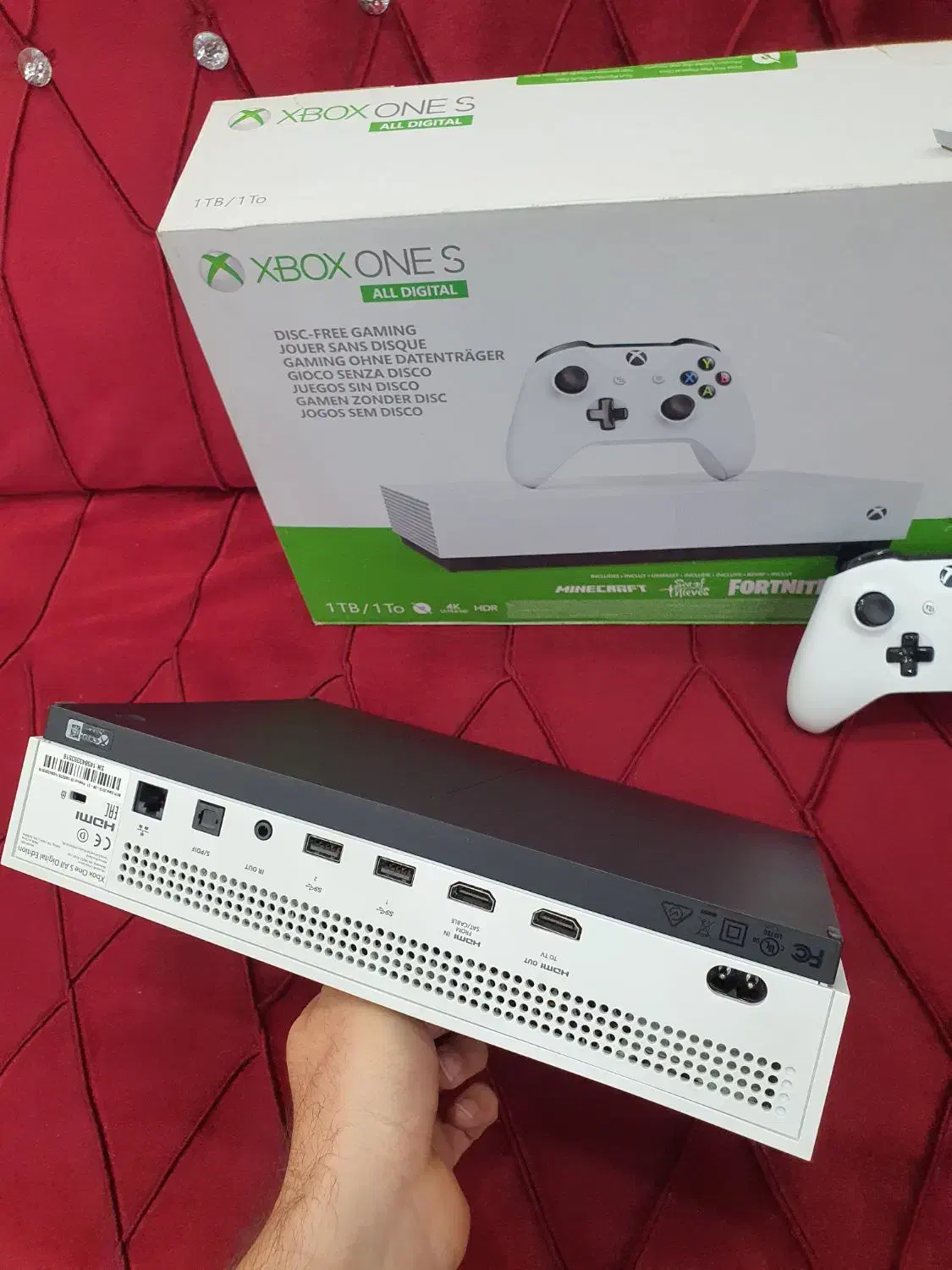 Xbox one s 1tb تک دسته  دیجیتال فول گیم نو نو|کنسول، بازی ویدئویی و آنلاین|کرج, خرمدشت|دیوار