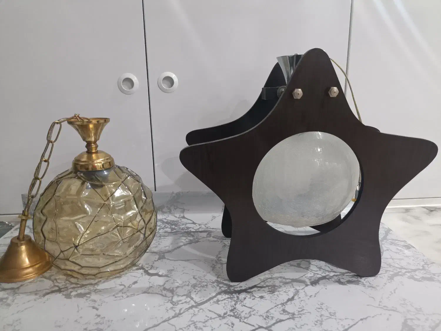 لوستر فانتزی|لوستر و چراغ آویز|همدان, |دیوار