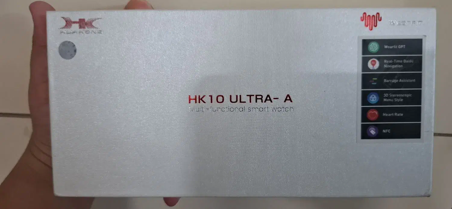 ساعت هوشمند hk 10 ultra A ضد اب همراه گارد|ساعت|قم, نیروگاه|دیوار