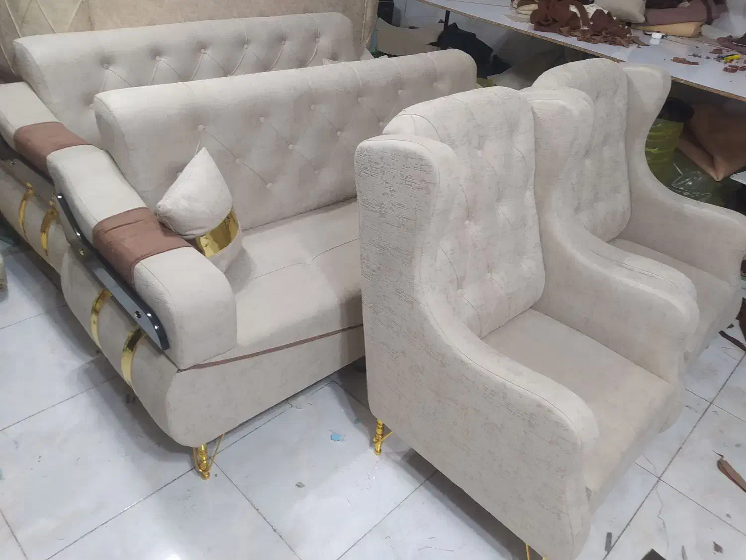 مبل راحتی مدل چستر ترک|مبلمان خانگی و میز عسلی|تبریز, |دیوار