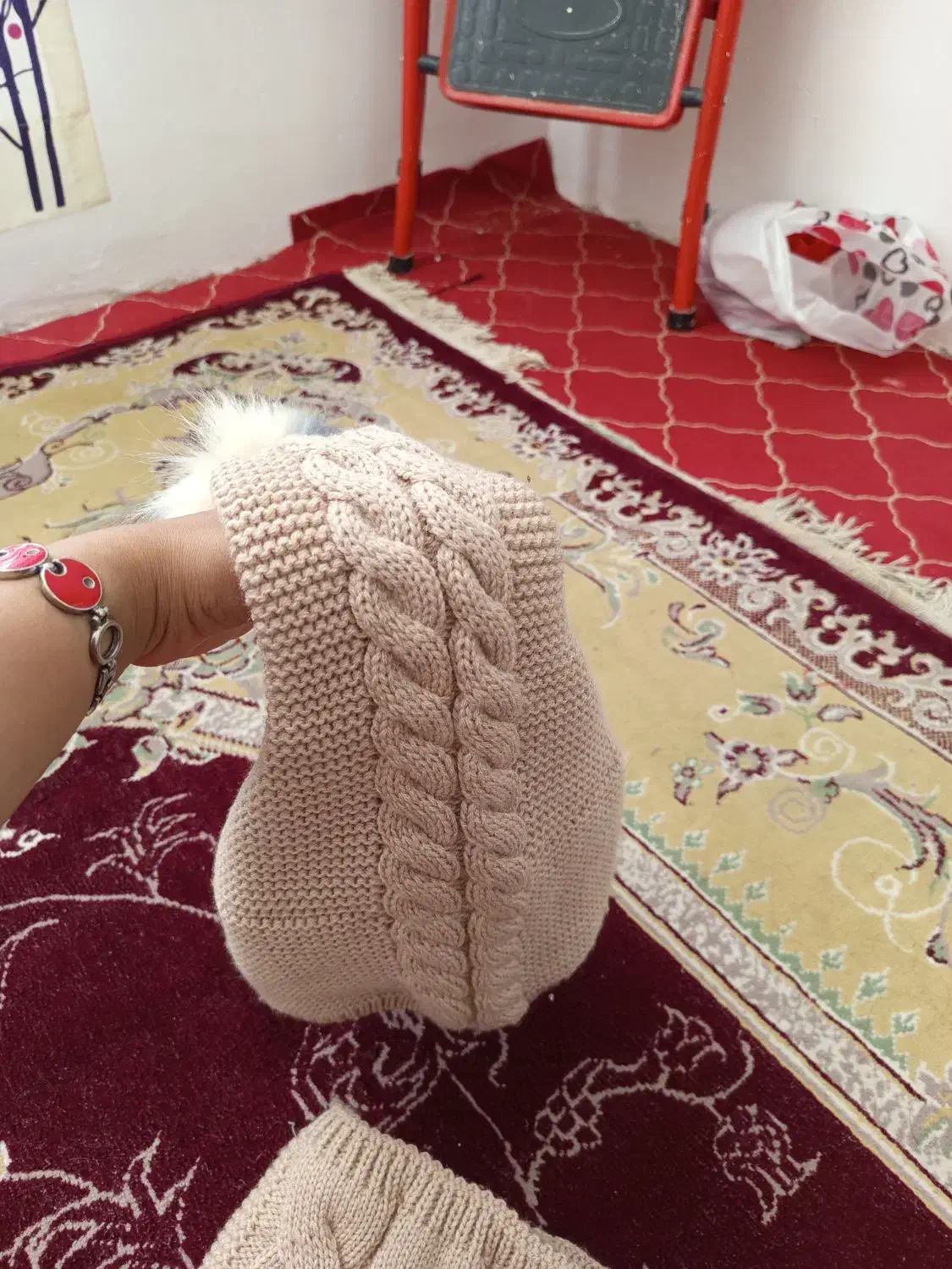 کلاه شال گردن دخترانه|کفش و لباس بچه|قوچان, |دیوار