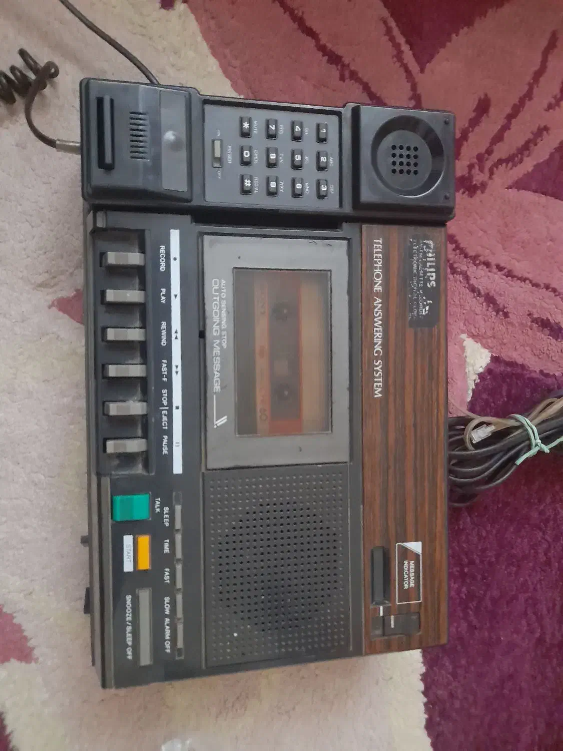 رادیو وضبط تلفن دار قدیمی فلیبس|کلکسیون اشیاء عتیقه|زنجان, |دیوار