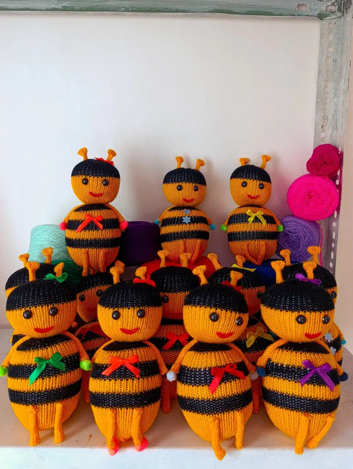 عروسک کاموایی|صنایع دستی و سایر لوازم تزئینی|رشت, کوی مهر|دیوار