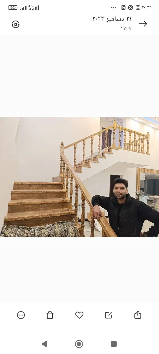 تخت‌سنتی‌کف‌پله‌چوبی‌رنگ‌پله‌صندلی‌میز‌تخت|مبلمان خانگی و میز عسلی|عباس‌آباد, |دیوار