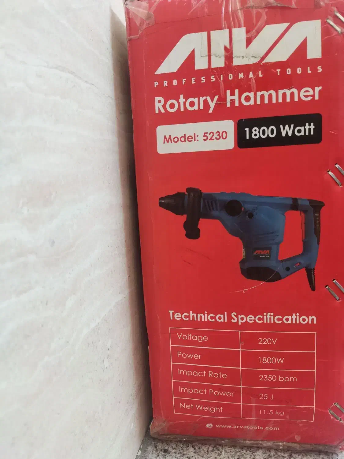 دریل بتن کن آروا پنج شیار ۱۱ کیلویی مدل 5230|ماشین‌آلات صنعتی|شیراز, شهرک صادقیه|دیوار