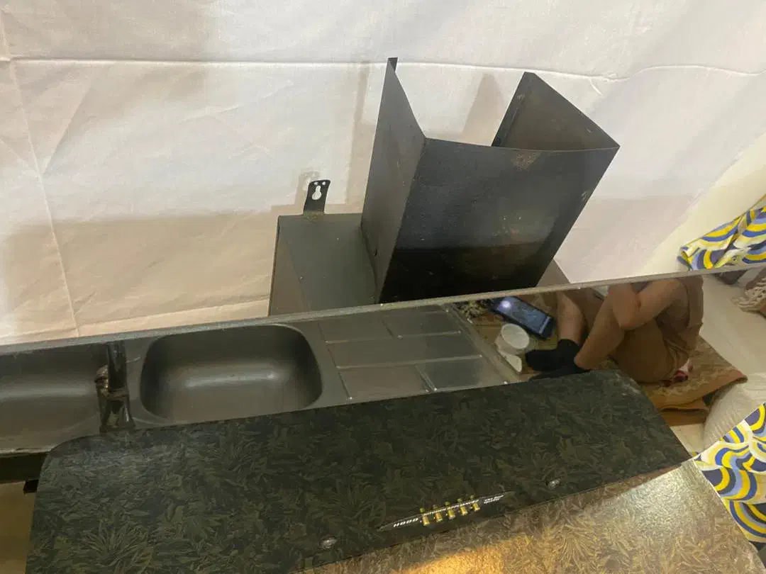 هود شیشه ای مشکی|هود|رشت, یخسازی|دیوار