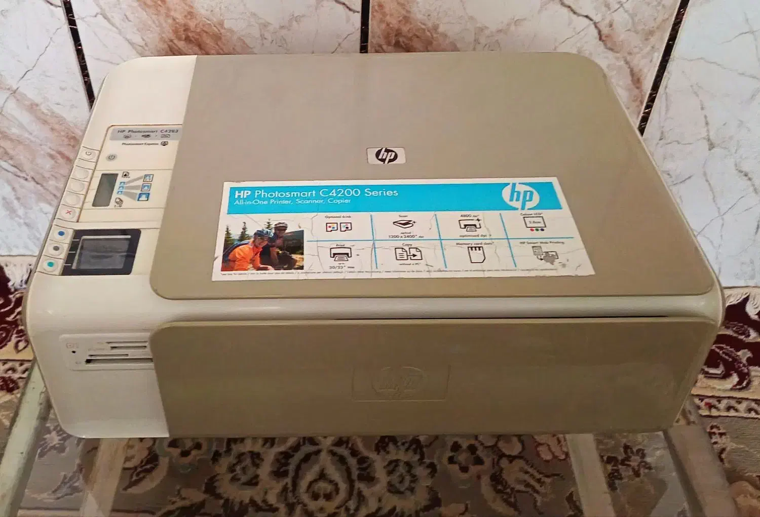 پرینتر hp فوتو اسمارت C4283|پرینتر، اسکنر، کپی، فکس|زرند, |دیوار