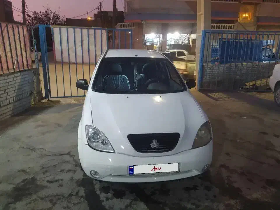 تیبا مدل ۹۶ سفید|خودرو سواری و وانت|ایذه, |دیوار