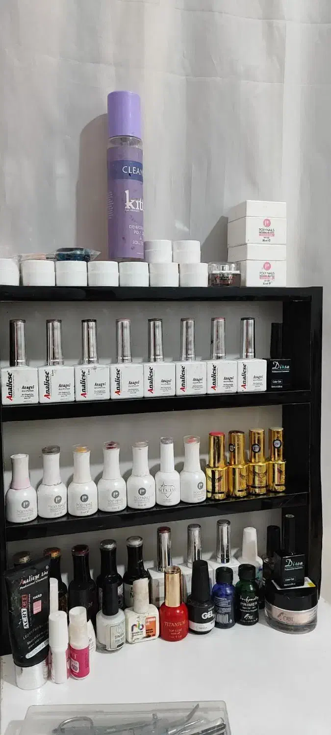 وسایل کامل کاشت ناخن|آرایشی، بهداشتی، درمانی|جوانرود, |دیوار