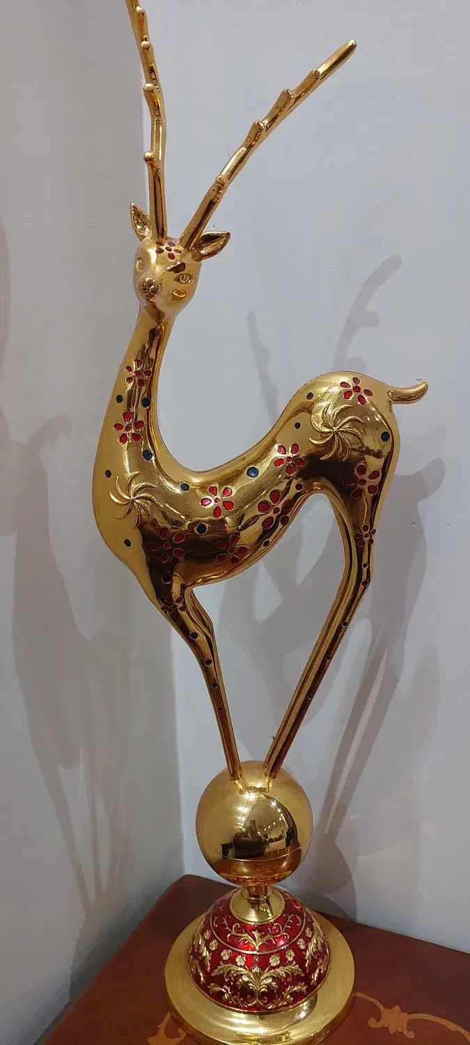 گلدان،جامیوه ای و مجسمه گوزن برنزی|صنایع دستی و سایر لوازم تزئینی|تهران, باشگاه نفت|دیوار