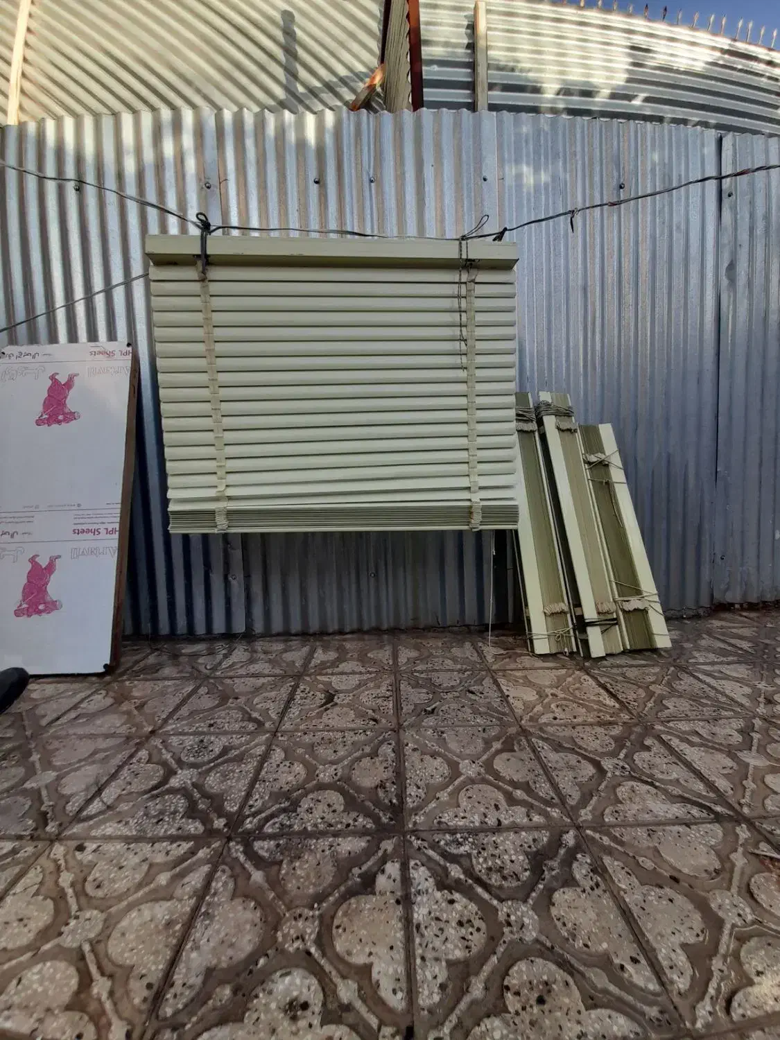 فروش پرده کرکره ای فلزی جنس آلومینیوم|پرده، رانر، رومیزی|استهبان, |دیوار