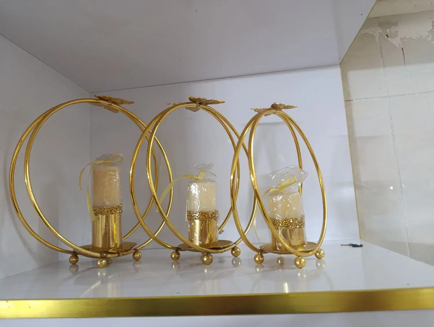 تزیینی جا شمعی|مجسمه، تندیس، ماکت|قم, شهرک توانیر|دیوار