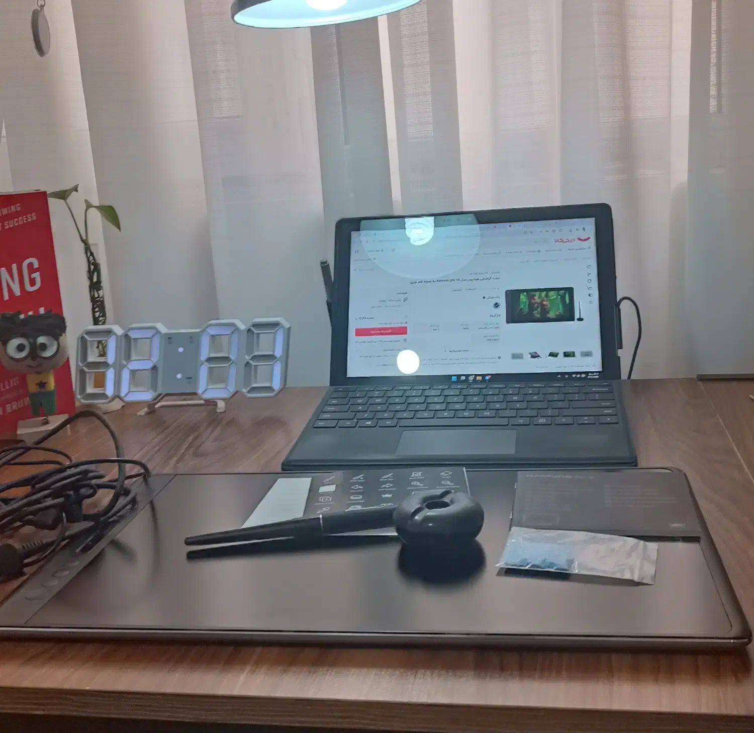 تبلت گرافیکی kamvas pro 16|تبلت|تهران, ونک|دیوار