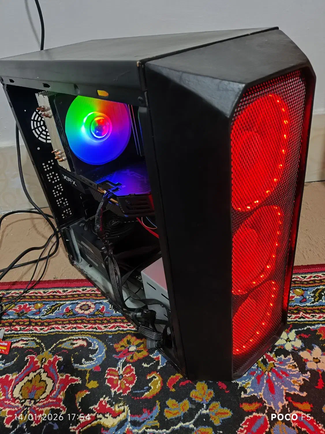 کیس گیمینگ rx580|رایانه رومیزی|مشهد, باغون آباد|دیوار