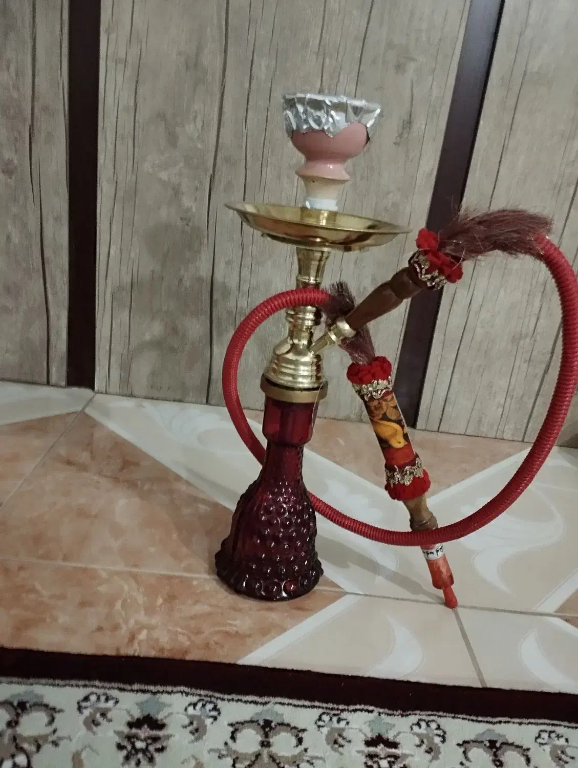 قلیان  تنه برنجی|کلکسیون و سرگرمی|نهاوند, |دیوار