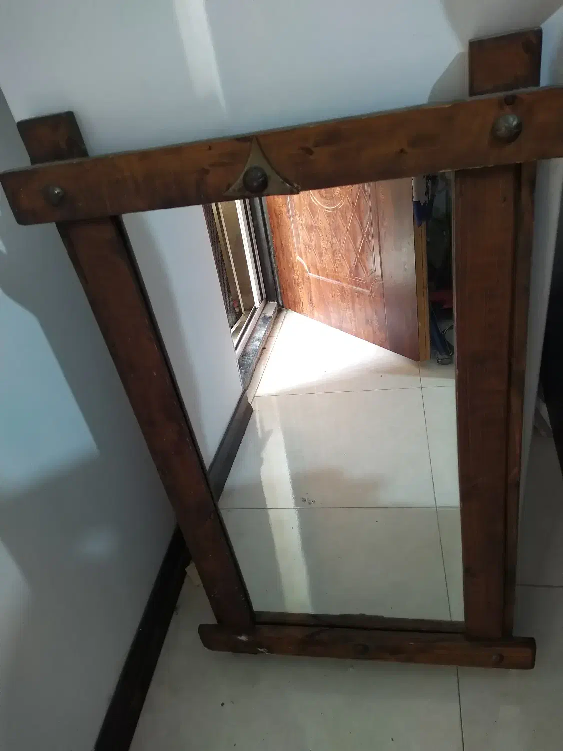 آینه قدی چوبی|آینه|آمل, |دیوار