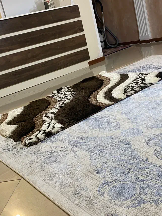 فرش 1در1ریش ریش ترک|فرش|رشت, گلسار|دیوار