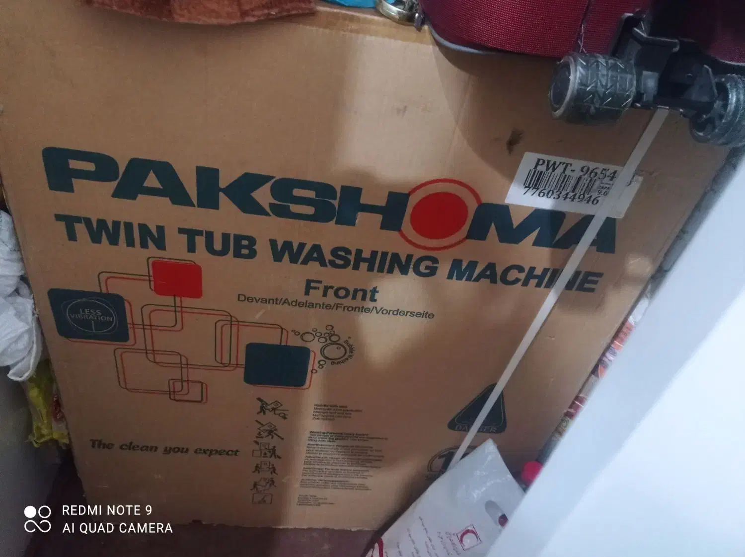 لباسشویی دوقلو 9کیلو ازکارتنش درنیومده هنوز|ماشین لباسشویی و خشککن لباس|اردل, |دیوار