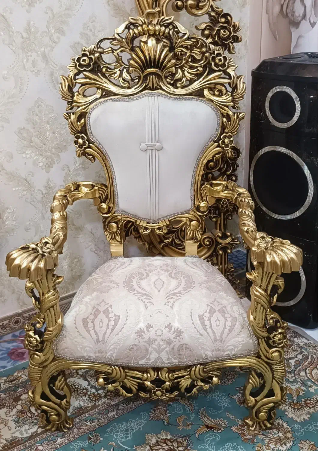 مبل سلطنتی مدل پنجه شیری ۹نفره|مبلمان خانگی و میز عسلی|بروجرد, |دیوار