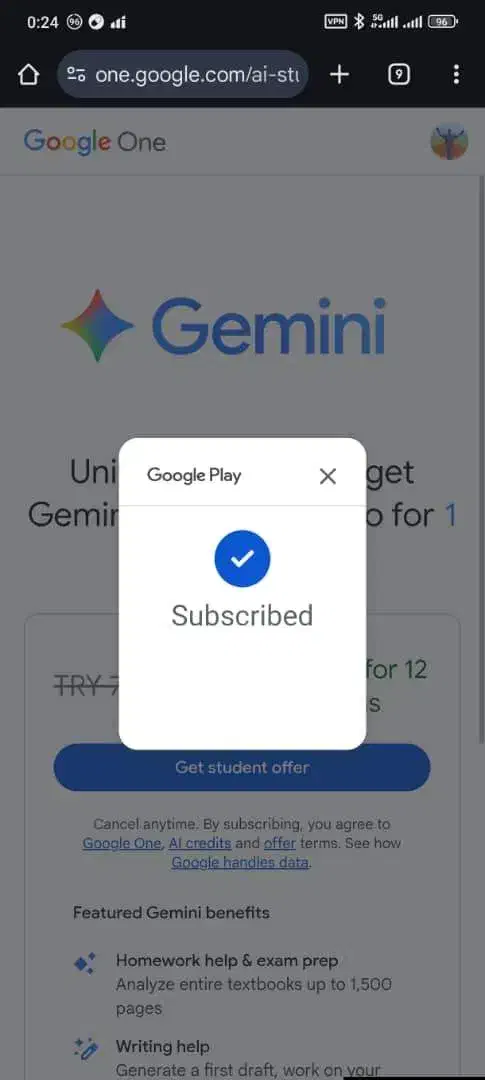 اشتراک جمنای پرو یکساله|خدمات رایانهای و موبایل|تهران, پونک|دیوار