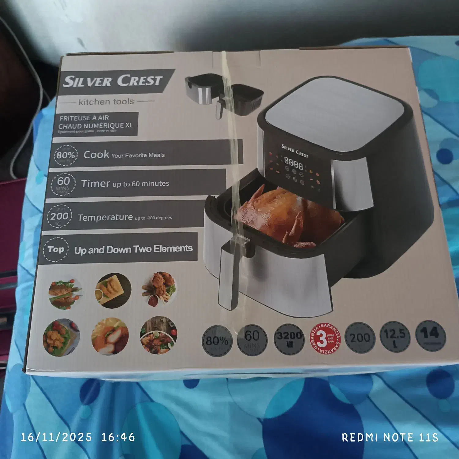 سرخ کن بدون روغن سیلور کرست اصلی|اجاق گاز و لوازم برقی پخت‌وپز|نجف‌آباد, مزرعه طالب|دیوار